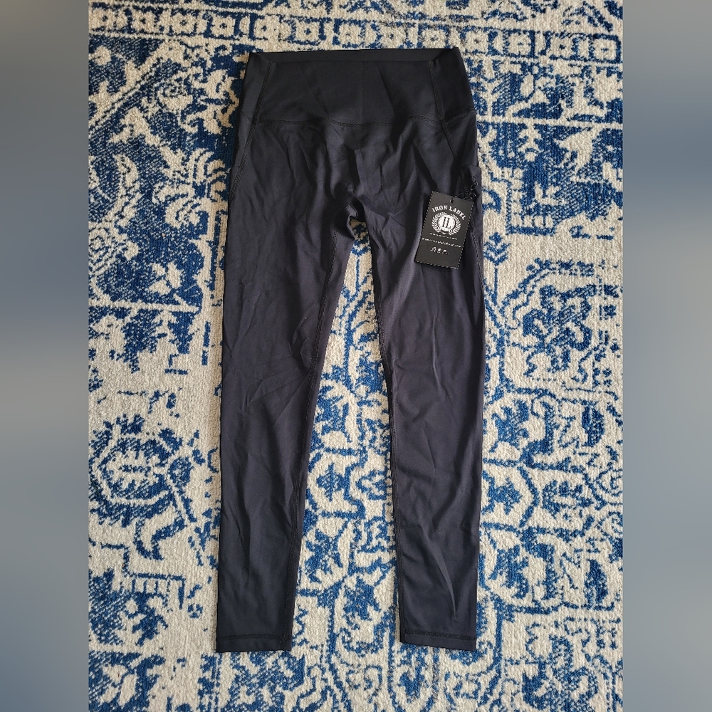 Iron Label leggings women's size med black